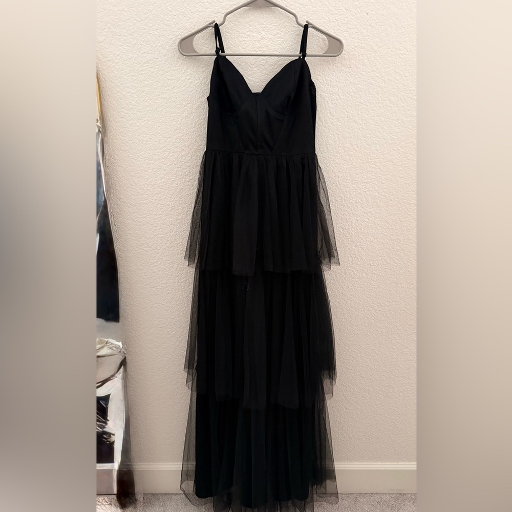 Lulu's Black Maxi Dress